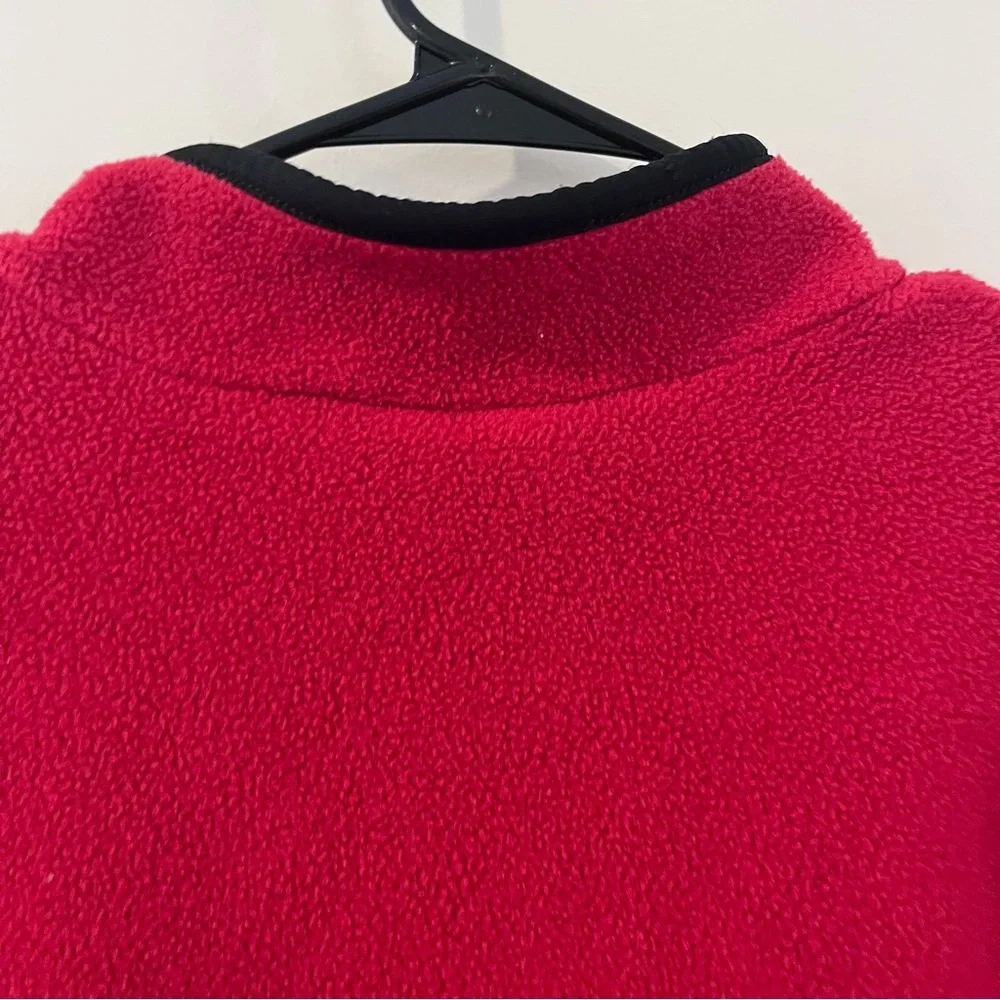 The North Face Red Fleece Vest vintage size xl with pockets